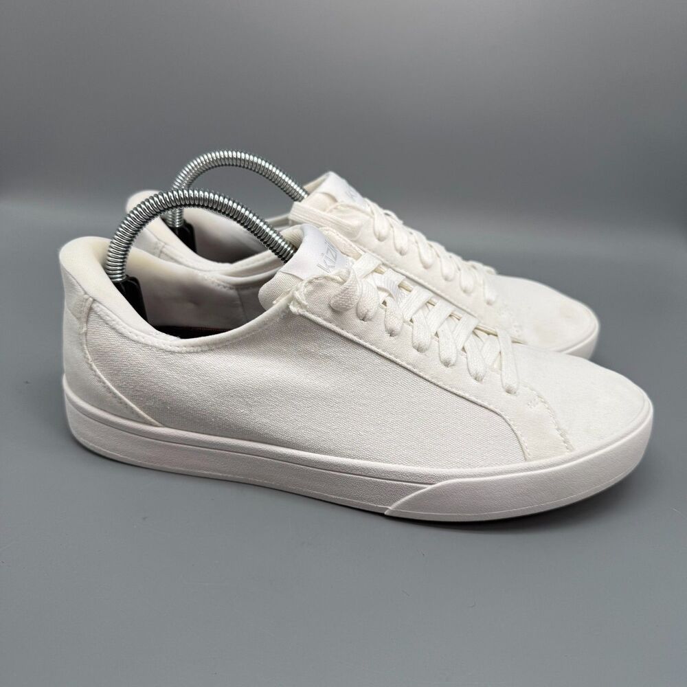 Kizik Irvine Women's 8.5 - 10 White Athletic Sneaker Lace-Up Low Top Round Toe